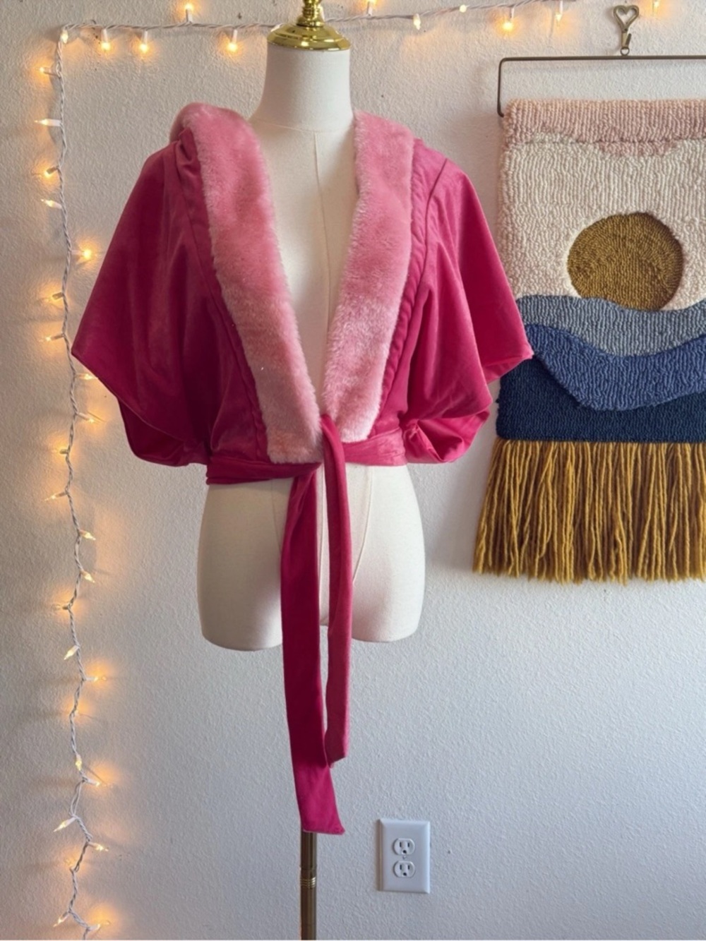 Victoria Secret SANTA BABY Sexy Little Things Pink VELOUR HOODIE Size XS S Y2K